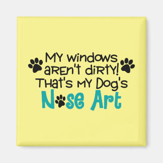 Aimant L'art du nez de chien