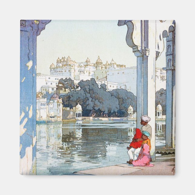 Aimant L'art du palais oriental Yoshida Hiroshi udaipur (Devant)
