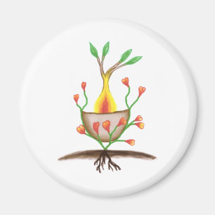 Aimant L'art Plante de l'enfant