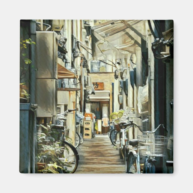 Aimant L'artisanat du vélo (Devant)