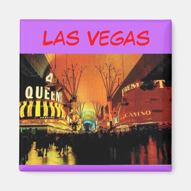 Aimant Las Vegas - Customisé (Devant)