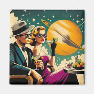 Aimant Las Vegas Martini Gangster Party d'ère spatiale