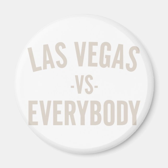 Aimant Las Vegas Vs Tout Le Monde (Devant)