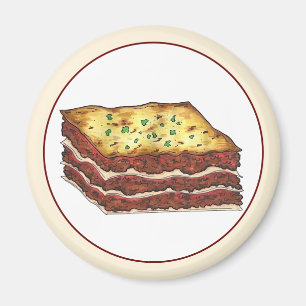 Aimant Lasagna Lasagna Italienne Cuisine américaine