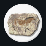 Aimant Lascaux Pierre de cheval<br><div class="desc">Cheval chinois des grottes de Lascaux,  France a plus de 16 000 ans. Cette pièce recrée la peinture la plus célèbre dans les grottes.</div>