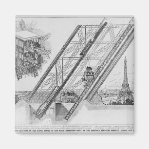 Aimant L'ascenseur Otis dans la Tour Eiffel