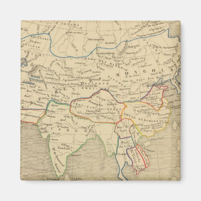 Aimant L'Asie, l'an 1220 ap JC (Devant)