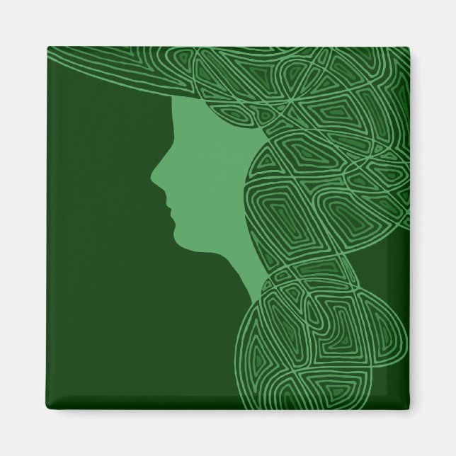 Aimant Lass irlandais (Devant)