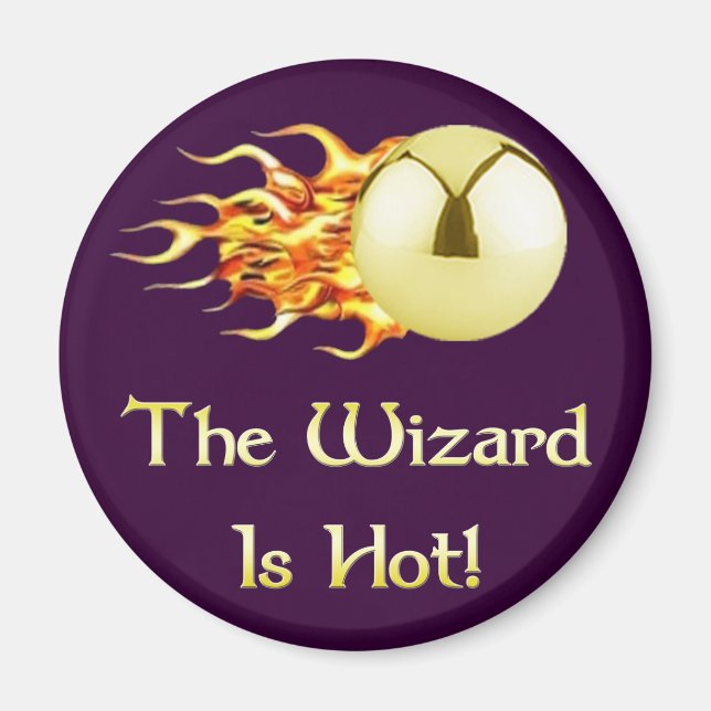 Aimant L'Assistant Pinball Est Hot (Devant)