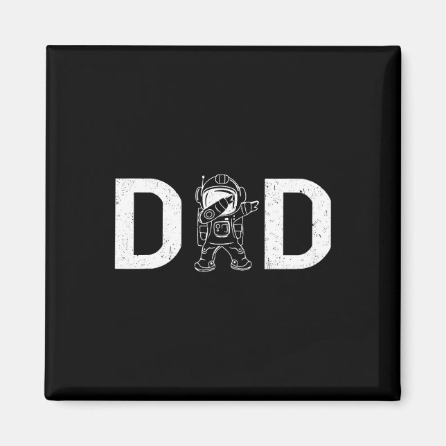 Aimant L'astronaute Dabab Papa Papa (Devant)