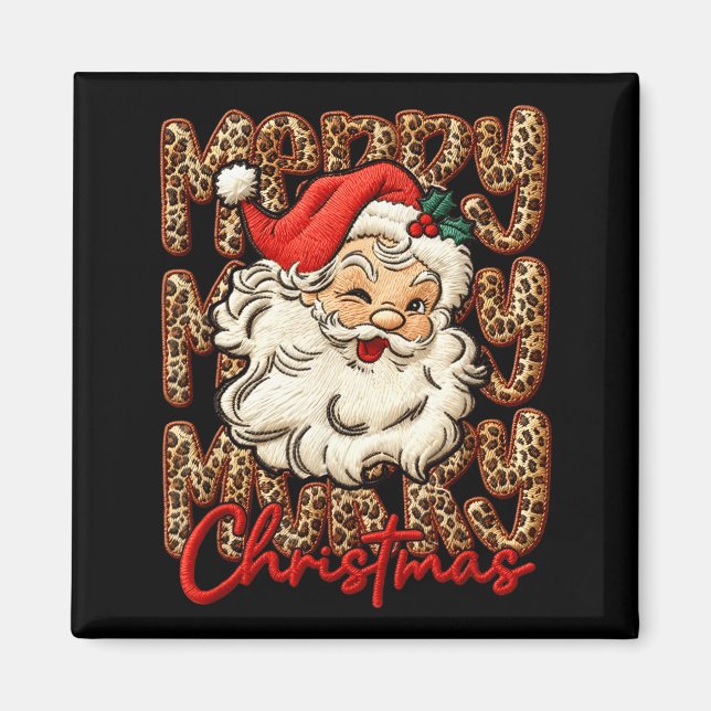 Aimant Latch Hook Yarn Crochet Coquette Merry Christmas L (Devant)