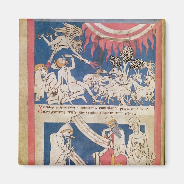 Aimant Latin 7253 15 675, f.4v : Travail testé par Dieu (Devant)