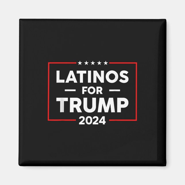 Aimant Latinos pour Trump 2024 (Devant)