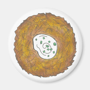 Aimant Latkes Potatakes Pancakes Deli Delicatessen Cuisin