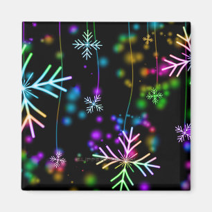 Aimant L'atmosphère de Noël festive et animée de Slippery