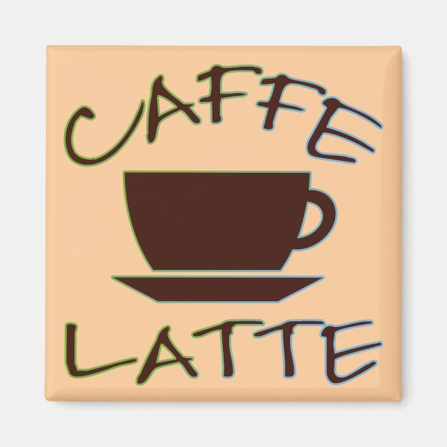 Aimant Latte caffé (Devant)