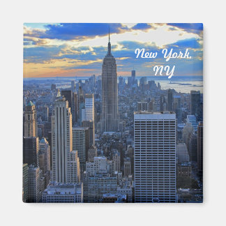 Aimant Latternoon NYC Skyline as sunset approaches #2