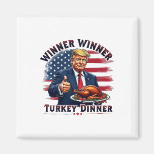 Aimant Lauréat Dîner Turquie Trump Thanksgiving Hum