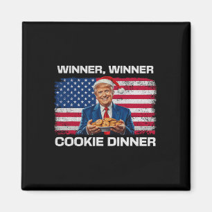 Aimant Lauréat du dîner Cookie Dinner Funny Trump 2024 47