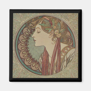 Aimant Laurier par Alphonse Mucha