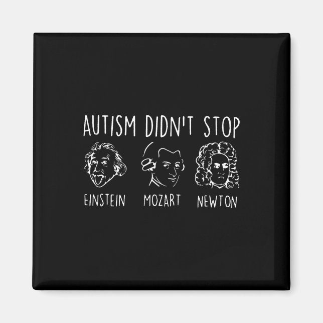 Aimant L'autisme n'a pas arrêté le design (Devant)