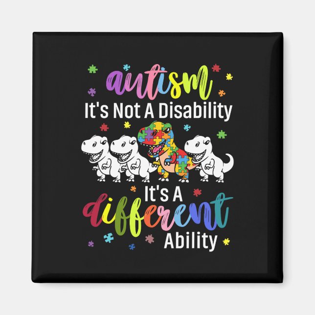 Aimant L'autisme n'est pas un handicap, c'est une capacit (Devant)
