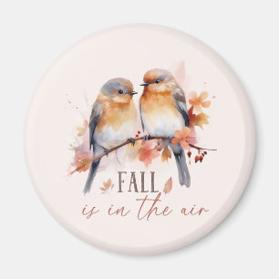 Aimant L'Automne Est Dans L'Air - Beaux Oiseaux Et Feuill