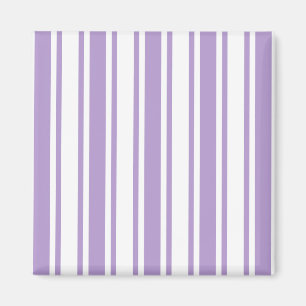 Aimant Lavande violet et blanc bonbons rayures