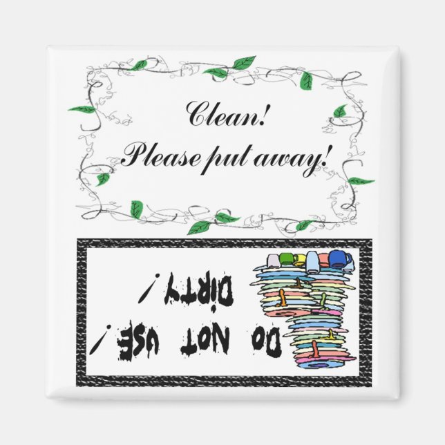 Aimant Lave-vaisselle (Devant)