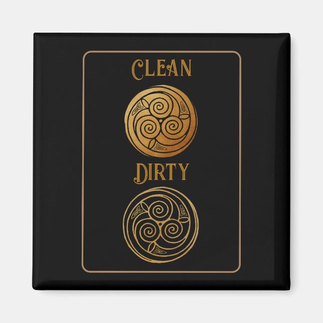 Aimant Lave-vaisselle Celtic Knot Mandala (Devant)