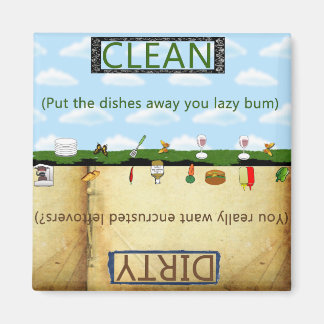Aimant Lave-vaisselle Humorus Clean