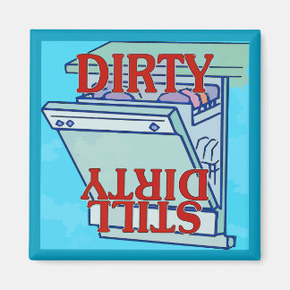 Aimant Lave-vaisselle magnétique, DIRTY