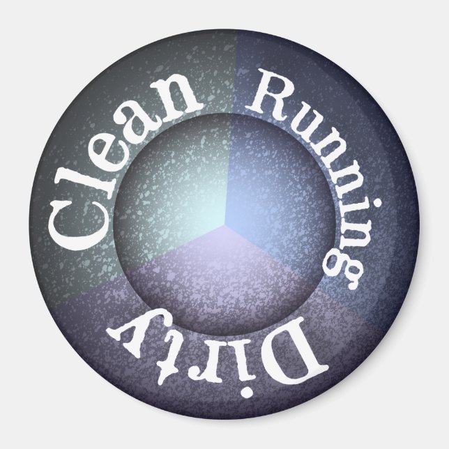 Aimant Lave-vaisselle Nettoyant Sale Runer Organisateur (Devant)