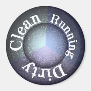 Aimant Lave-vaisselle Nettoyer l'organisateur de course 