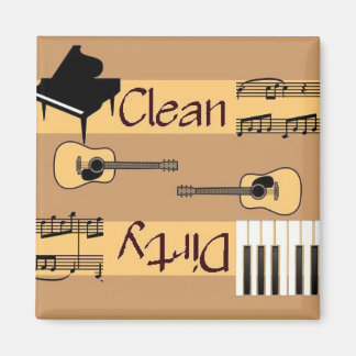 Aimant Lave-vaisselle pour musique country propre ou sale