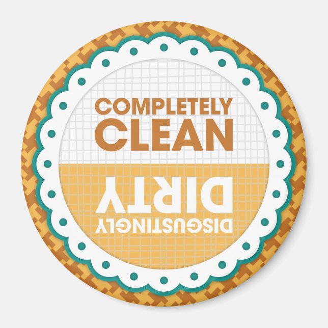 Aimant Lave-vaisselle propre (Devant)