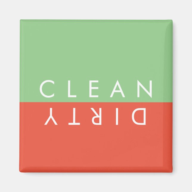 Aimant Lave-vaisselle propre (Devant)