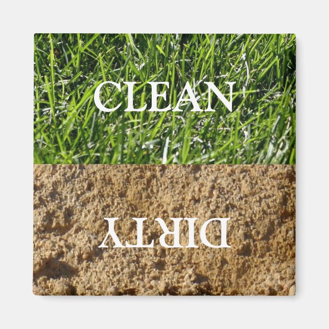 Aimant Lave-vaisselle propre (Devant)