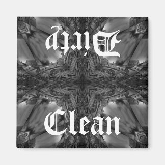 Aimant Lave-vaisselle propre gothique kaléidoscope