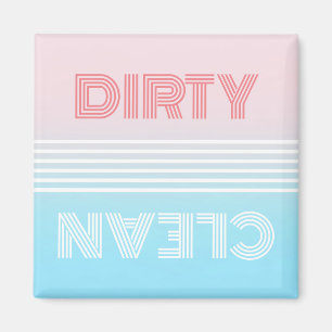 Aimant Lave-vaisselle propre ou sale