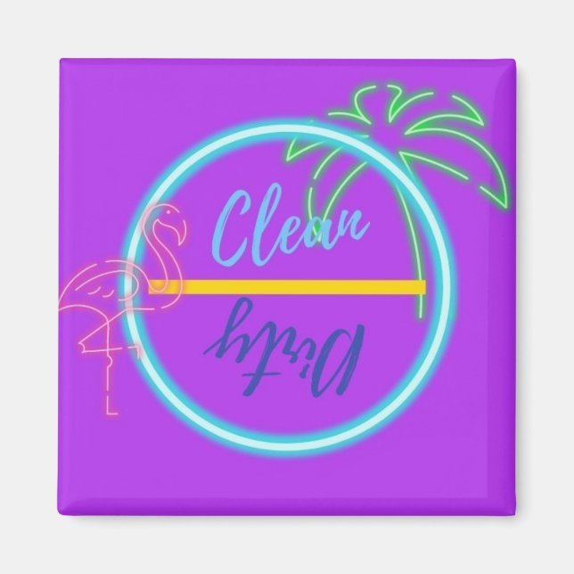 Aimant Lave-vaisselle propre/sale (Devant)