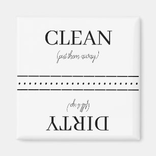 Aimant Lave-vaisselle propre/sale