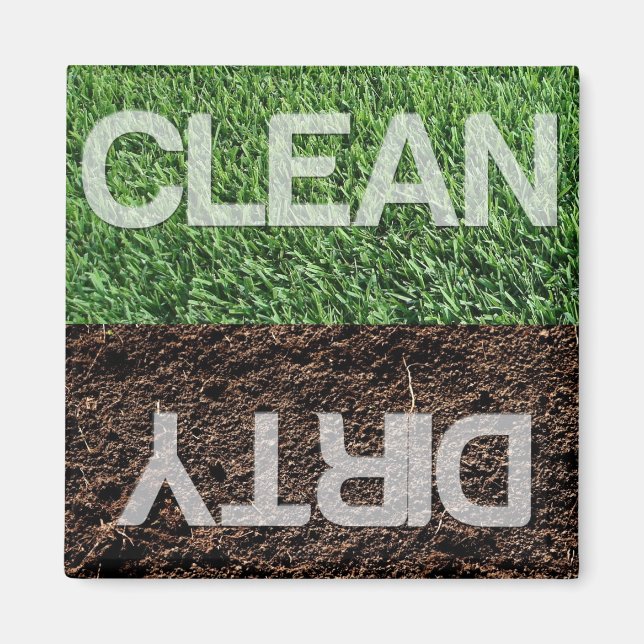 Aimant Lave-vaisselle propre / sale (Devant)