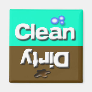 Aimant Lave-vaisselle propre/sale Plats de cuisine