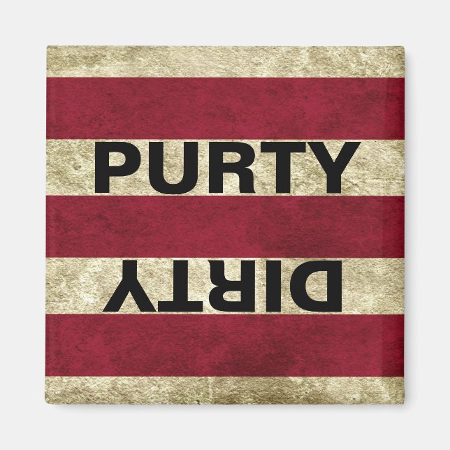 Aimant Lave-vaisselle PURTY/DIRTY (Devant)