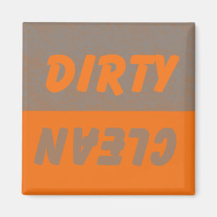 Aimant Lave-vaisselle sale propre