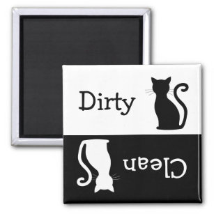 Magnets Aimants Dessin Noir Blanc Chat Zazzle Fr