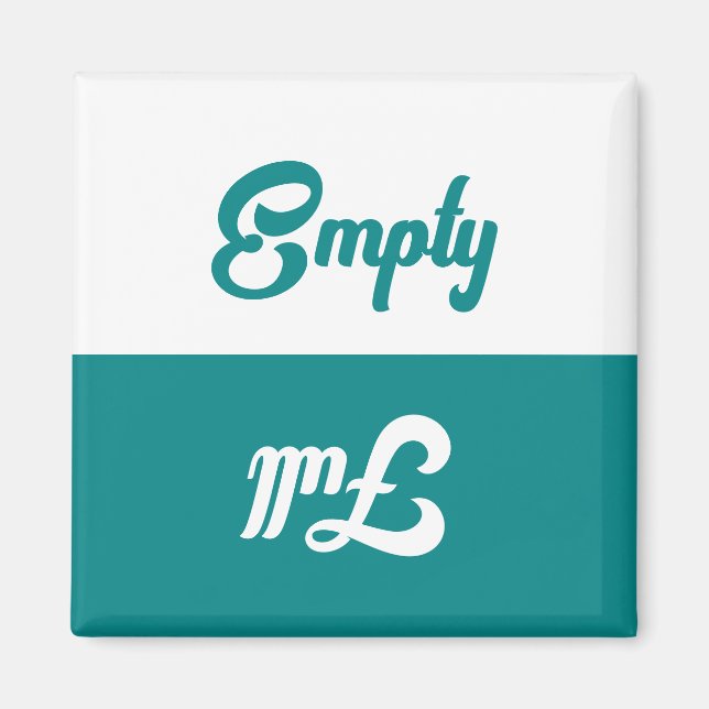 Aimant Lave-vaisselle vintage vide ou complet (Devant)