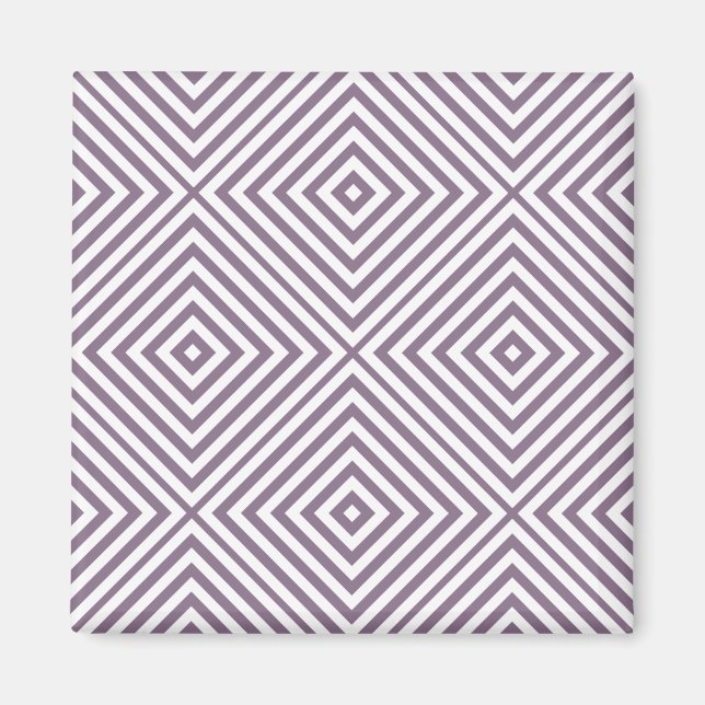 Aimant Lavender Diamond Chevron (Devant)