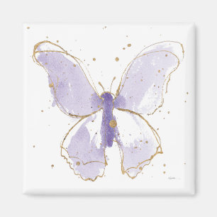 Aimant Lavender Watercolor Butterfly